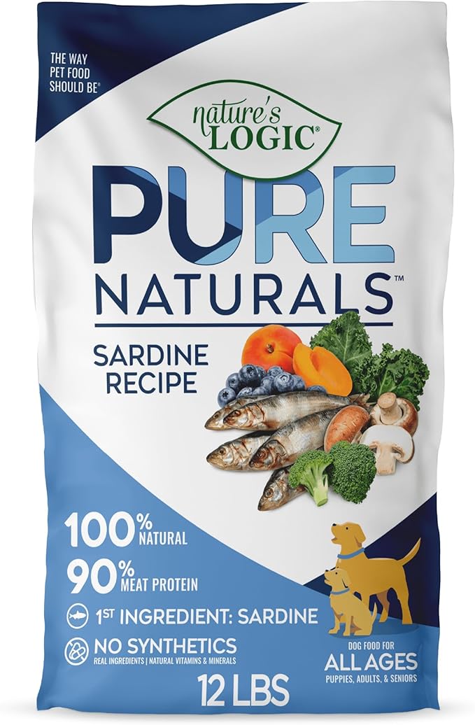 Nature’s Logic Pure Naturals™ 100% Natural Sardine Recipe Synthetic-Free Dry Dog Food, 12 lbs