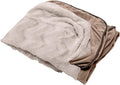 Furhaven Replacement Dog Bed Cover Perfect Comfort Plush & Velvet Waves Sofa-Style, Machine Washable - Brownstone, Large