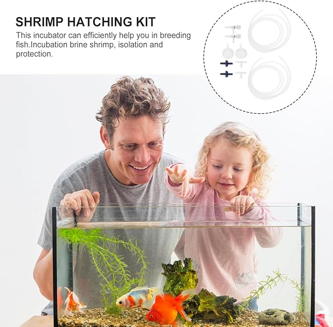 balacoo Shrimp Hatchery Kit 2 Sets DIY Artemia Hatching Aquarium Incubators with Soda Bottle Accessories for Fish Egg Breeding and Aquatic Pet Care