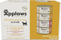 Applaws Natural Wet Canned Cat Food, Limited and Natural Ingredients, High Protein with No Artificial Additives, Chicken Selection Variety Pack in Broth (24 x 2.47oz Cans)