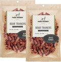 Farm Hounds - Boar Trainers - Premium Natural Jerky for Dogs - from 100% Humanely Raised Boar - Easy-Break - Great for Training & Treats - No Added Fillers - Made in USA - 4.5 oz - 2 Pack