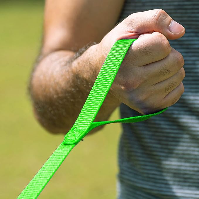 Hi Kiss Dog/Puppy Obedience Recall Training Agility Lead - 15ft 20ft 30ft 50ft 100ft Training Leash - Great for Training, Play, Camping, or Backyard (30 Feet, Green)