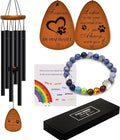 Pet Memorial Gifts Wind Chimes - Dog Cat Memorial Gift,Pet Lost Gifts,Bereavement Remembrance Gift for Loss of Dog Cat Wind Chimes,28 inches