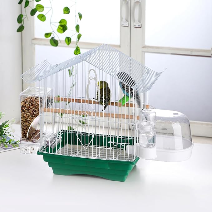 IBWell Automatic Bird Water Dispenser No Mess Parrot Feeder Automatic Bird Feeder Rabbit Watering System