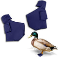 Duck Shoes for Injured Feet – Protective Neoprene Footwear for Ducks, Protective Shoes for Birds with Injured feet, Bumblefoot Relief - Large, 4.5” Max. Inside Width - Navy