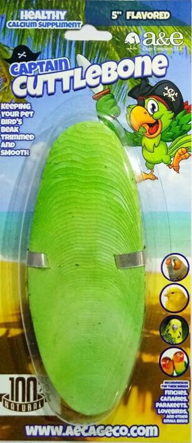 A&E Cage Company Natural Flavoring 5in Cuttlebone Single