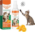 Cat Deterrent Spray for Indoor and Outdoor, Safe Indoor & Outdoor Deterrent for Furniture & Carpet Protection, Natural Anti-Scratch Spray for Cats, for Sofa, Rugs, Chairs,100ML| 3.4oz