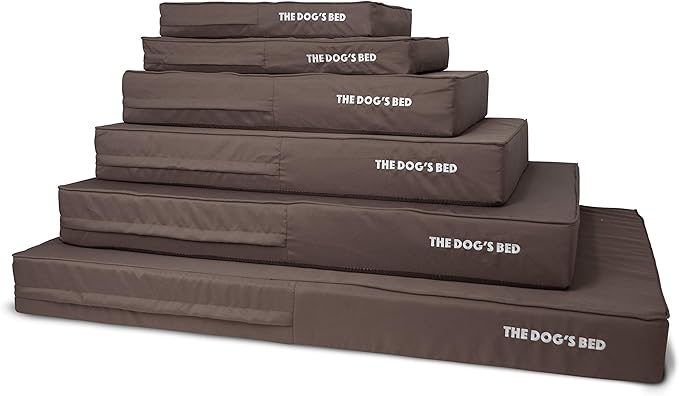 The Dog’s Bed Orthopedic Memory Foam Dog Bed Mattress, Oxford Fabric, Brown with Brown Trim, XXXL, 6-Inch