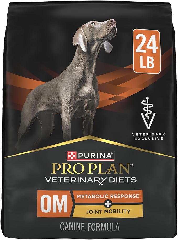Purina Pro Plan Veterinary Diets OM Metabolic Response Plus Joint Mobility Dry Dog Food - 24 lb. Bag