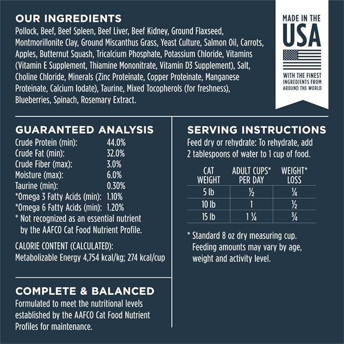 Instinct Raw Meals Freeze-Dried Cat Food