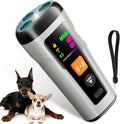Dog Bark Deterrent Devices, 3X Anti Barking Device for Dogs Ultrasonic Dog Training, Up to 50FT Bark Control Barking Silencer, Correct Bad Behavior Indoor Outdoor Portable Dog Barking Stopper (Grey)