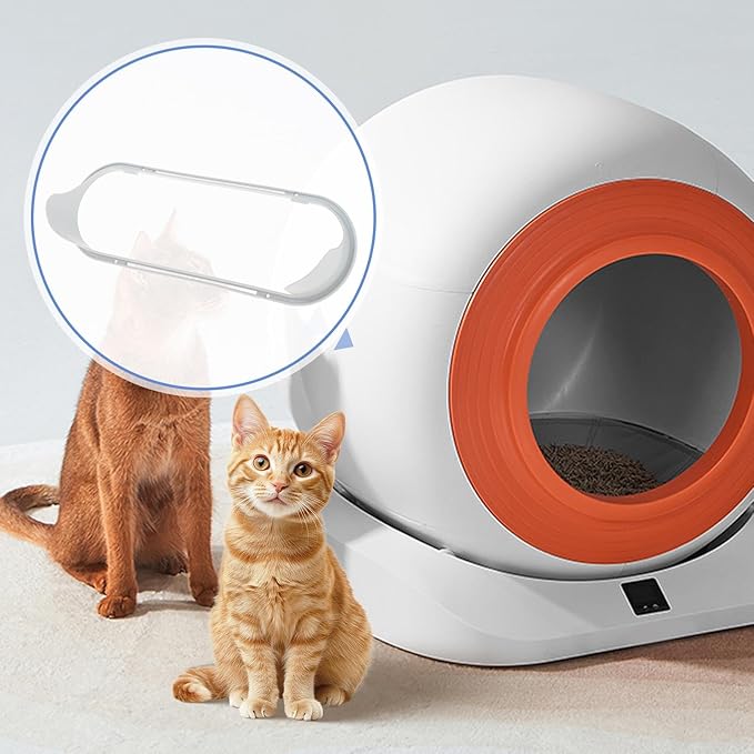 Cat Litter Tray Waste Collector for Automatic Self-Cleaning Boxes Replacement Accessory Parts PP Material- Support Frame