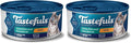 Blue Buffalo Tastefuls Wet Cat Food Paté,Made with Natural Ingredients,Ocean Fish and Tuna Entrée,5.5-oz Cans,(Pack of 48)