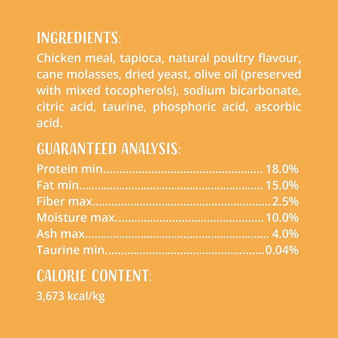 Catit Nibbly Crispy Cat Treats, Chicken – Artisanally Baked Non-Greasy Healthy Cat Treats (Pack of 4)