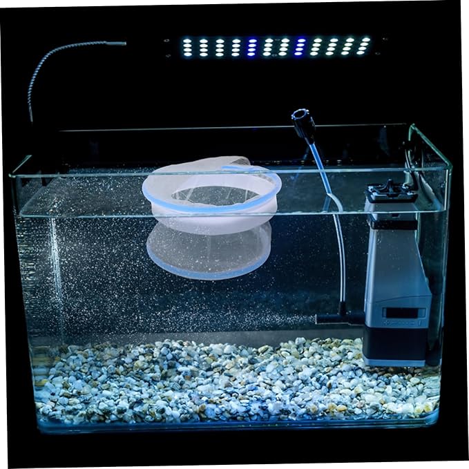 Toyvian 2pcs Floating Breeding Box for Guppy Fry Transparent Nylon Fish Incubator Net with Stable Design for Aquarium Tank Efficient Isolation and Monitoring Fish Breeding