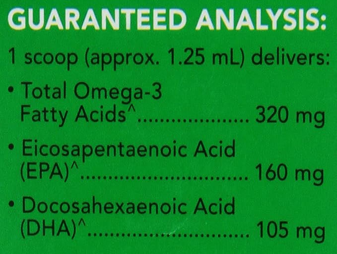 Welactin Omega-3 Skin and Coat Support,Liquid,4 oz,Green,(Pack of 2)