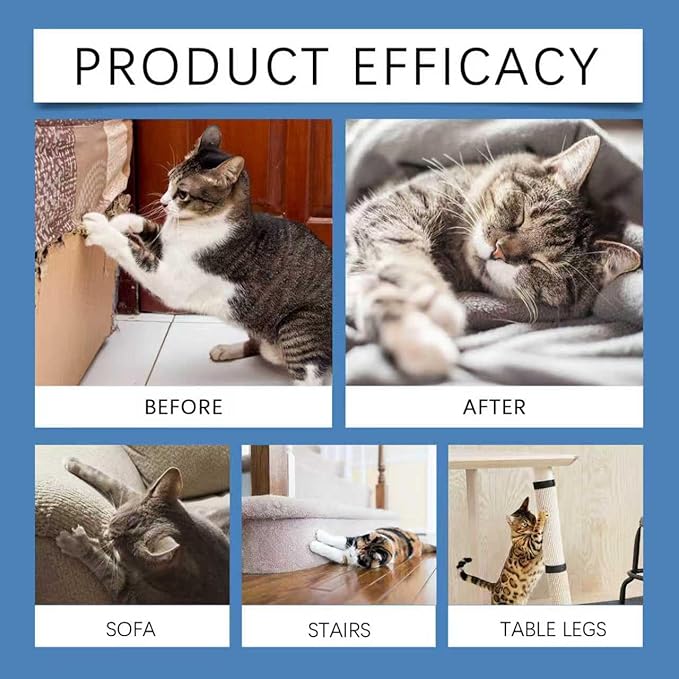Bitter Cat Deterrent Spray - Enhanced Cat Repellent Indoor and Outdoor,Anti Chew Scratch Keep Off Furniture Counter,Mint to Prevent Cats from Urinating in Couch Bed