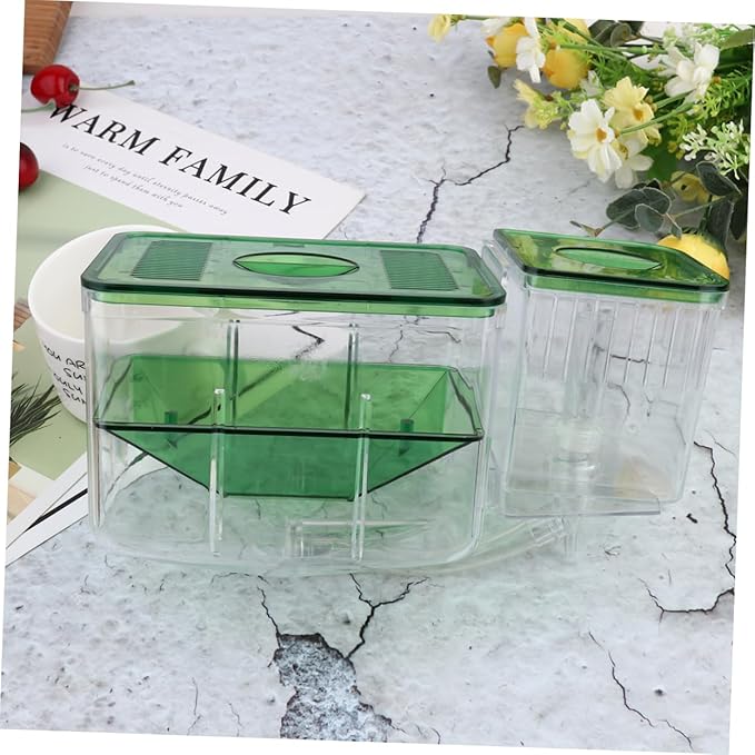 BESPORTBLE Self Guided Incubator Box for Fish Breeding Transparent Isolation Tank for Aquarium Protects Sick Fish Improves Survival Rates
