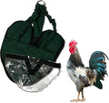 Hen Holster Wrap-Around Bird Diaper & Harness for Hens, Roosters, Ducks, Geese - with Removable Vinyl Liner, Adjustable Fit for Outdoor Adventures & Indoor Use - Easy to wear - Large, Green