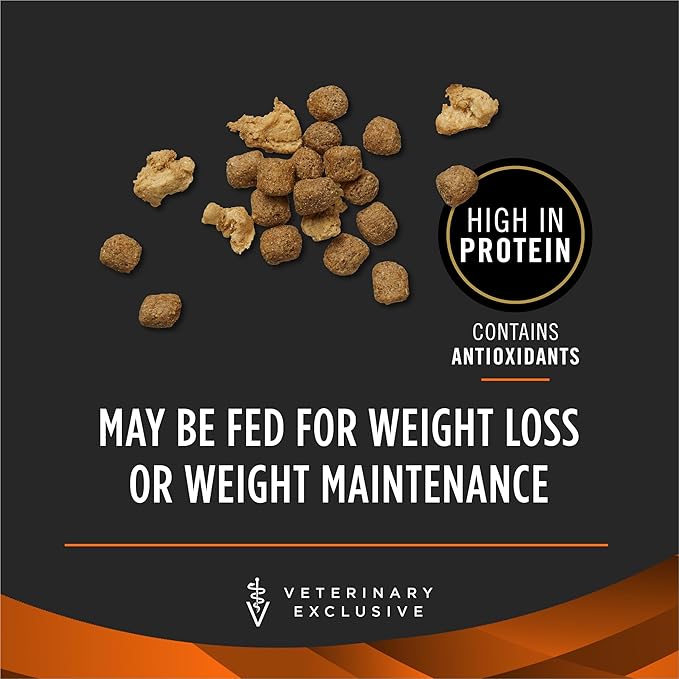 Pro Plan Veterinary Diets Purina OM Select Blend Overweight Management with Chicken Canine Formula Dry Dog Food - 25 lb. Bag