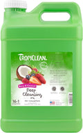 TropiClean Deodorizing Dog Shampoo for Smelly Pets, Professional Dog Shampoo, Long Lasting Odor Control, Puppy Safe, USA Made, Berry Scent, 2.5 Gal
