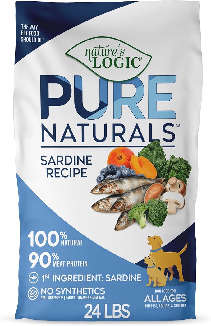 Nature’s Logic Pure Naturals™ 100% Natural Sardine Recipe Synthetic-Free Dry Dog Food, 24 lbs