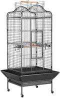 Topeakmart Extra Large Parrot Bird Cage for Macaw Cockatoo Cockatiels African Grey with Open Play Top