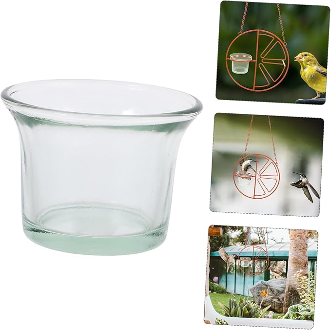 Bird Feeder Cup for Outside Replacement Parts for Outdoor Feeder Stylish Garden Dec