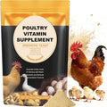 Chicken Vitamins and Supplements Brewer's Yeast Probiotics Niacin Vitamins Supplement for Chickens Ducks, Brewers Yeast Powder for Poultry, Molt Recovery, Severe Stress