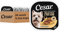 Cesar Classic Loaf in Sauce Adult Wet Dog Food Grilled Steak & Eggs Flavor, 3.5 oz. Easy Peel Trays, 24 Count (Pack of 1)