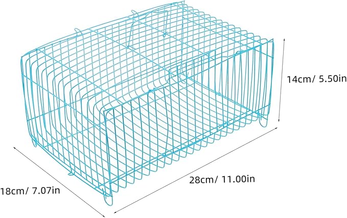 Happyyami Portable Bird Carrier Cage for Small Pets Stylish Parrot Travel Case Excellent Ventilation Convenient Design for Outings and of Hamsters and Other Small Animals