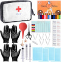 Puppy Kitten Whelping Kit,Birthing Supplies for Newborn Puppies and Kittens for Keeping Kitten Dogs Cats Feeding Sets Supplies Includes Whelping Collars Record