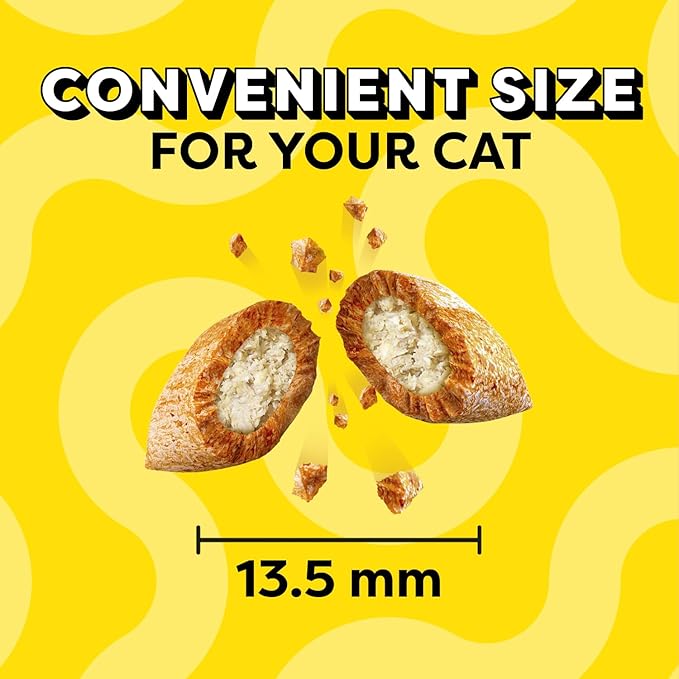 Temptations Cat Treat ShakeUps, Crunchy and Soft Cat Treats, Clucky Carnival, 2.47 oz. Pouches (Pack of 12)