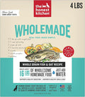The Honest Kitchen Human Grade Wholemade™ Dehydrated Dog Food, Whole Grain Dog Food, Fish & Oats, 4 lb (Makes 16lbs)