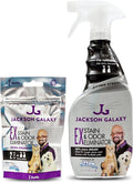 Jackson Galaxy EX Stain & Odor Eliminator - Cat Pee Cleaner, Reusable 23oz Bottle with Refill Included - Fast Acting & Non-Toxic CO2 Based Pet Urine Remover - Made by a Trusted Cat Expert