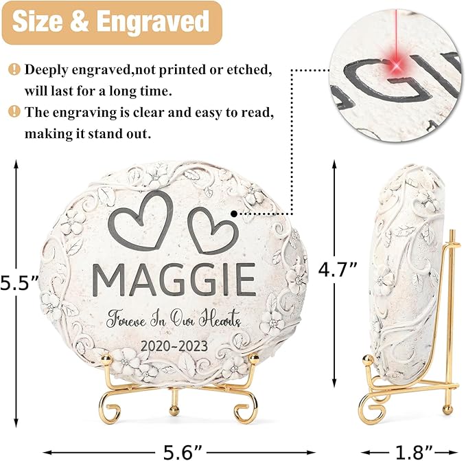27 Personalized Hedgehog Memorial Stone Designs – Outdoor Weatherproof Pet Memorial Stones for Headstones, Tombstones, Gravestones, and Grave Markers – Memorial Gifts for the Loss of a Hedgehog