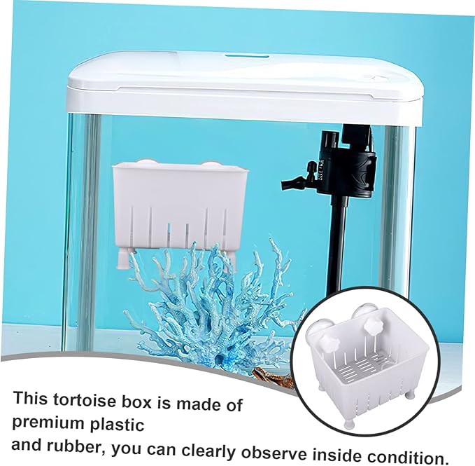 Housoutil 1set Aquarium Tortoise Isolation Box Lightweight Portable Fish Breeding Container Cups for Safe Separation of Fish and Turtles Tanks