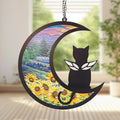 Dog Memorial Hanging, Lost Dog Sympathy Gift, Pet Loss Plastic Suncatcher, Memory Ornaments Gift for Dog Lovers (D), Style D