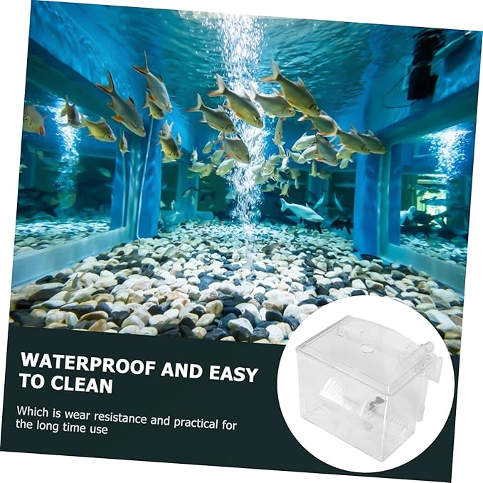 1pc Fish Breeding Isolation Box Pneumatic Design for Freshwater Tanks for Fish and Shrimp Aquarium Incubator for Healthy Hatching Environment