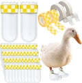Disposable Boots for Real Duck Feet, Bumble Foot for Duck Supplies with Bandage, Large Size (Yellow, 40 PCS)
