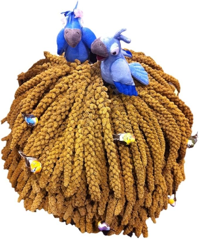 Nemeth Farms 5lbs Premium Spray Millet for Exotic Birds – Grown in The USA – 100% Natural & Non‑GMO Bird Treat – Sun‑Dried Millet for Parakeets, Conures, Cockatiels, Parrots & Budgies