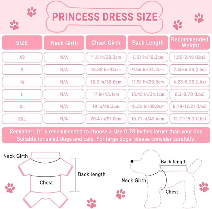 Dog Dresses, Fashion Pet Dog Clothes, Striped Mesh Puppy Dogs Princess Dresses (Blue, Large)