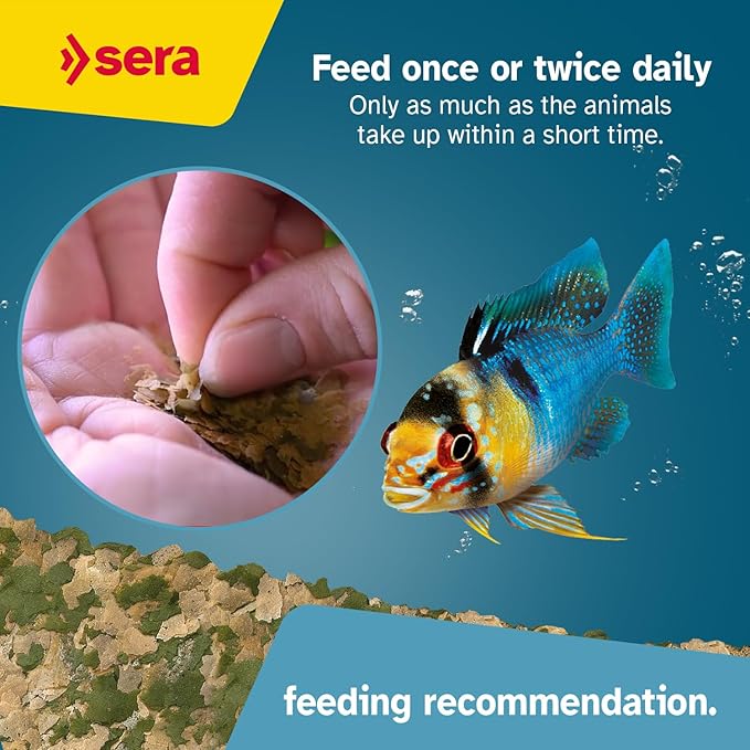 Sera Vipan Tropical Flakes 1,000 ml 7.4 oz (210 g) | Floating Fishfood with 4% Insect Protein & Probiotics | Aquarium Fish Food for Freshwater Aquariums