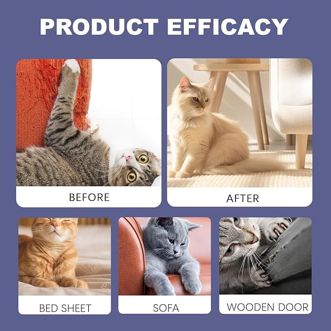 JoanofArc Cat Deterrent Spray, Indoor Outdoor Repellent to Avoid Scratching Furniture, Sofas & Plants – Non-Toxic, Training Formula for Cats & Kittens (8oz)