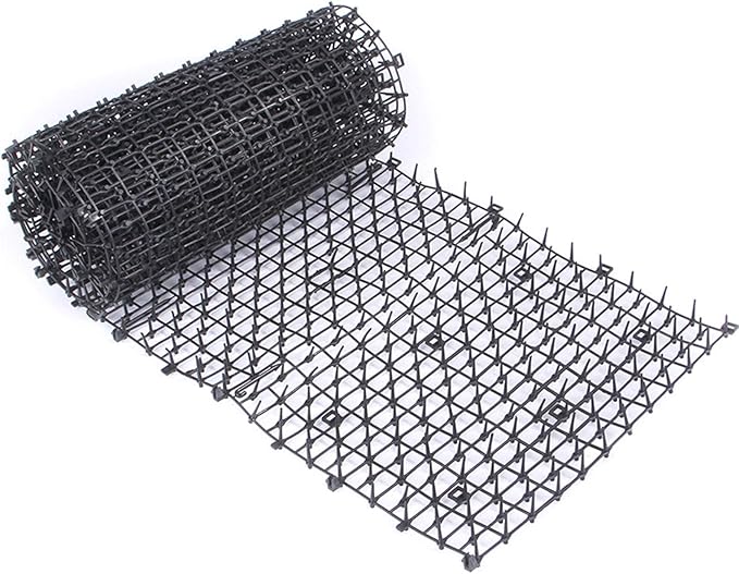 Cat Scat Mat with Spikes,Cat Repellent Indoor & Outdoor Scat Mat, Deterrent Scat Mats for Cats and Dogs for Garden, Porch, Home, Anti-Cats Network Digging Stopper Prickle Strip