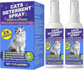 Cat Deterrent Spray - Cat Scratch Deterrent Spray for Furniture Protection, Effective Training Aid with Natural Ingredients - Non-Toxic Formula