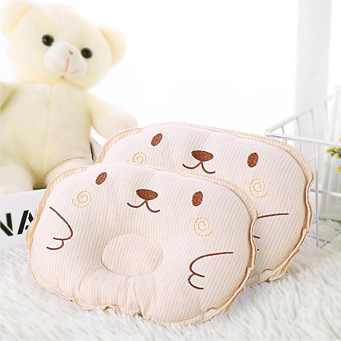 Pet Sleeping Pillow, Soft Cotton Core Breathable Cushion for Small Dogs and Cats, Cute Pattern Machine Washable Pet Bed