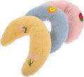 U-Shaped Dog Anxiety Relief Pillow Soft Washable Calming Pillow for Neck Support Promotes Deep Sleep for Small Dogs and Cats 10.03X7.08X2.36In
