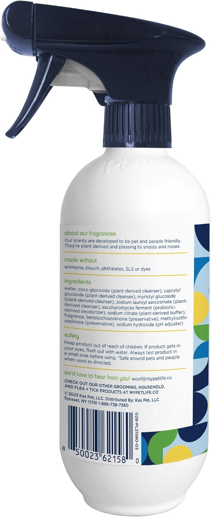 PET LIFE UNLIMITED SuperFoam Spray, Carpet and Surface Cleaner for Dog Urine, 16 oz, Strong Odor & Stain Remover, Plant-Based Formula, Natural Juniper Leaf Scent, Two-Way Spray, USA Made (Pack of 1)
