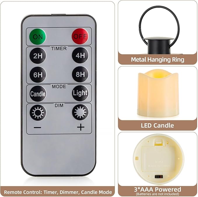 Memorial Gifts for Loss of Dog - Pet Sympathy Remembrance Passing Away Gift Ornament with LED Candle, White Bereavement Funerary Lantern Decor with Remote Control